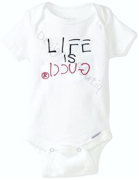 gucci baby boy jacket|life is gucci baby onesie.